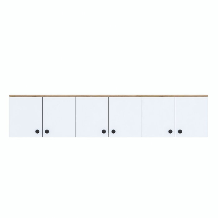 Hanah Home Armario Multiusos EA103 - 2387 Nogal y Blanco Hanah Home Armario Multiusos EA103 - 2387 Nogal y Blanco